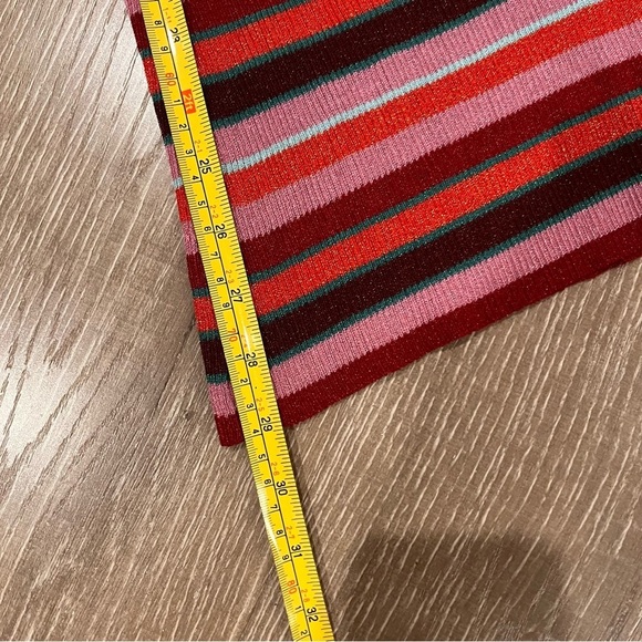 ZARA Trousers SHIMMERY Thread STRIPED KNIT Special Edition L Pants Disco… - Picture 9 of 11